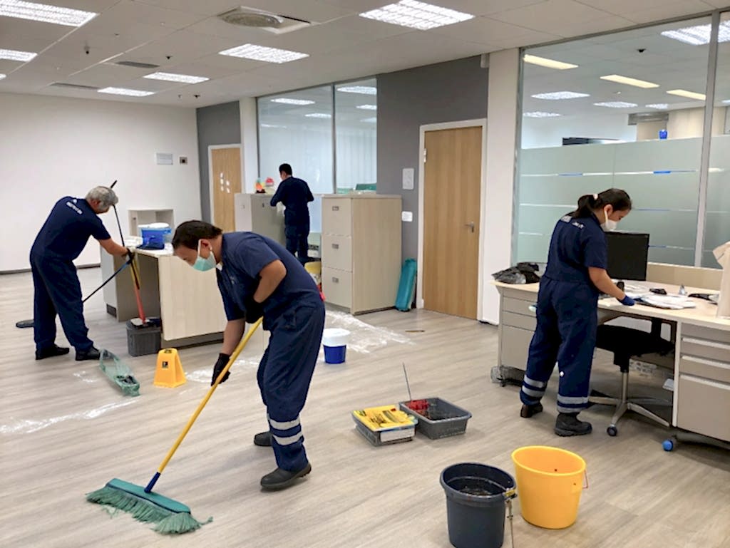Генеральный клининг офиса после ремонта