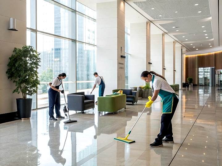 Уборка офисов в бизнес-центре