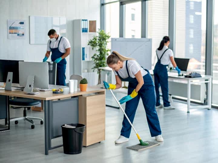 Генеральная уборка офиса в доме