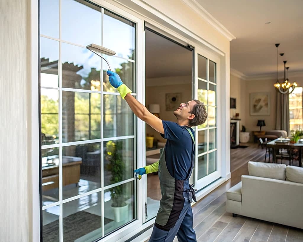 Мойка окон в таунхаусе
