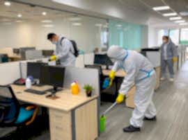 Уборка антибактериальная офиса 120 м2