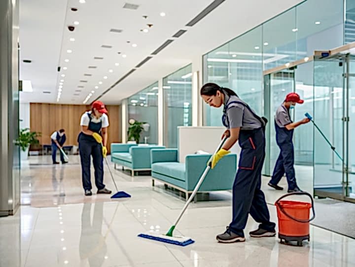 Комплексный клининг в бизнес-центре