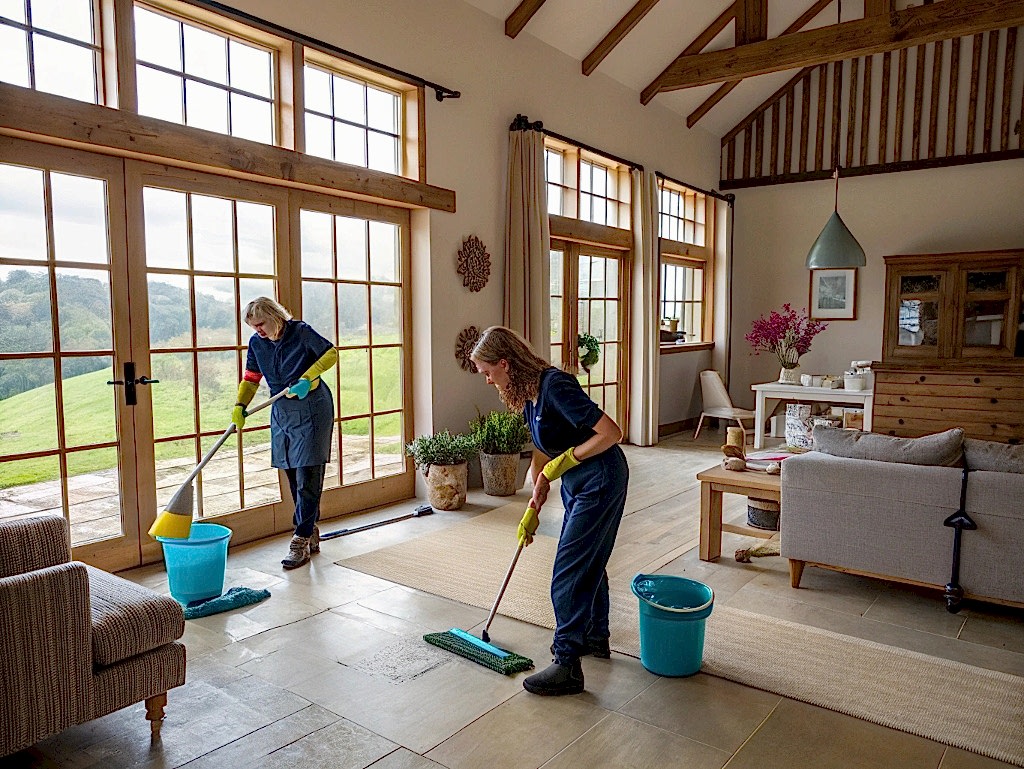Клининг коттеджа после заезда