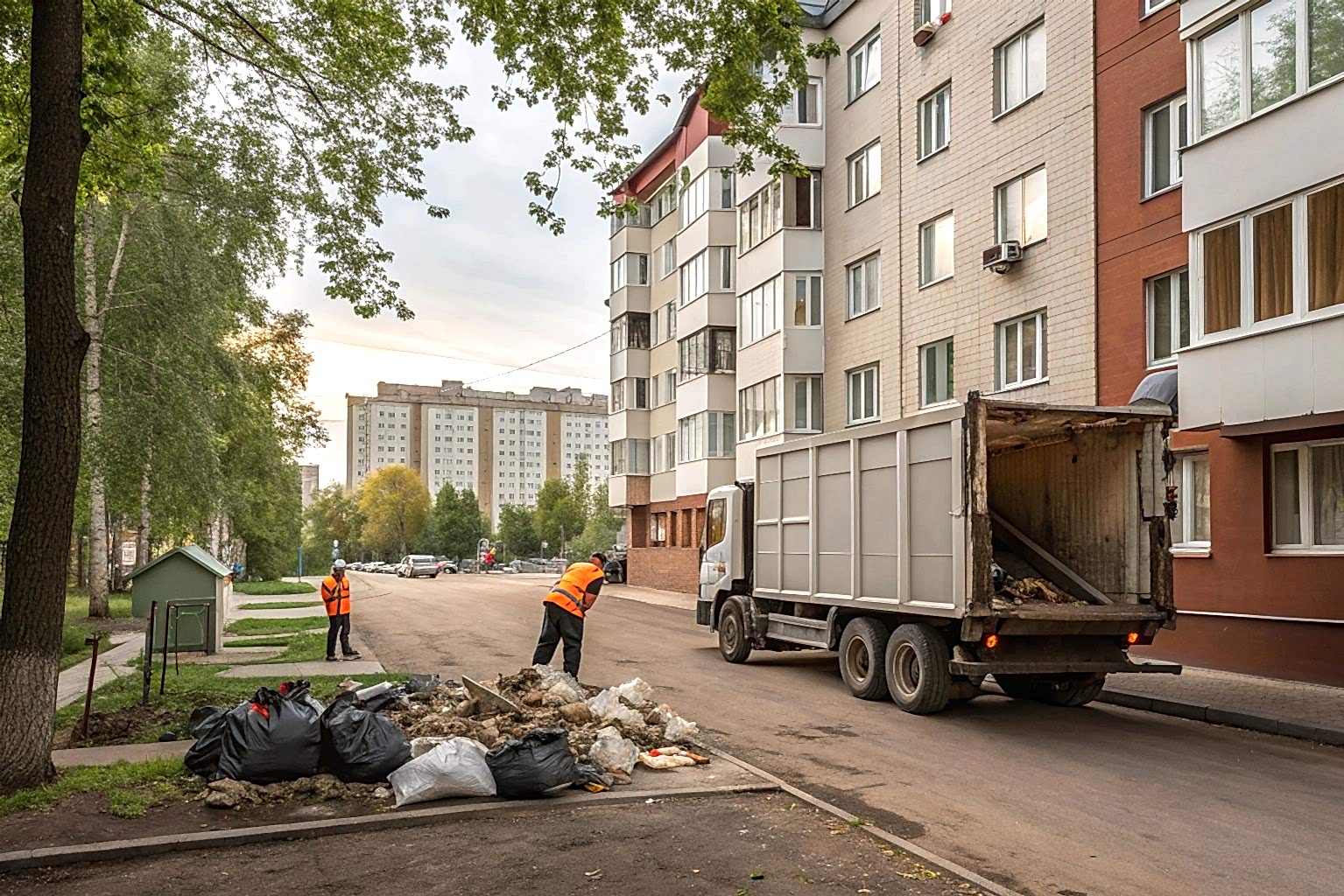 Уборка квартиры после ремонта с вывозом мусора