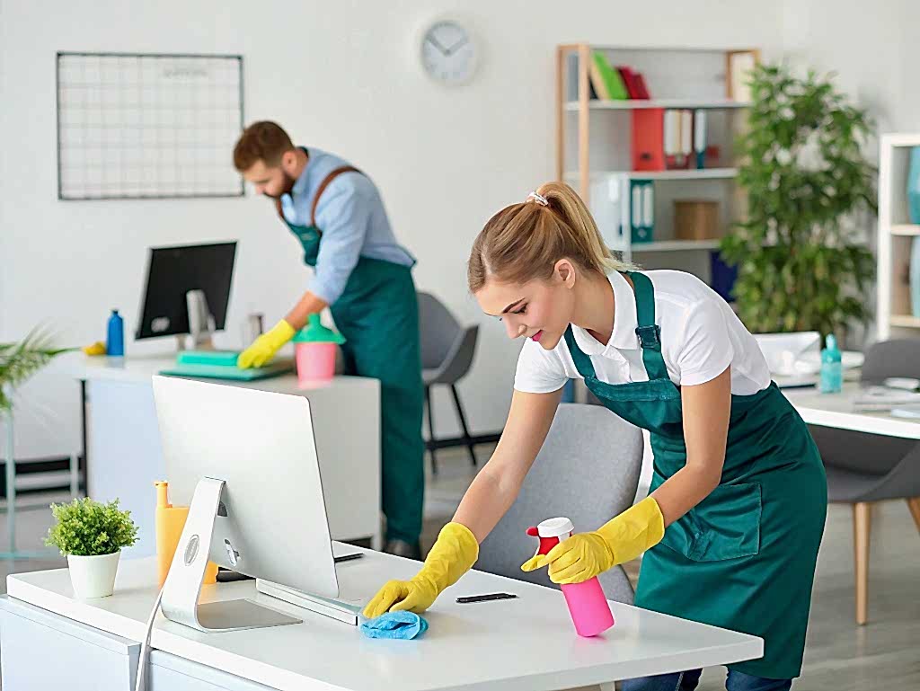 Регулярный клининг в офисе