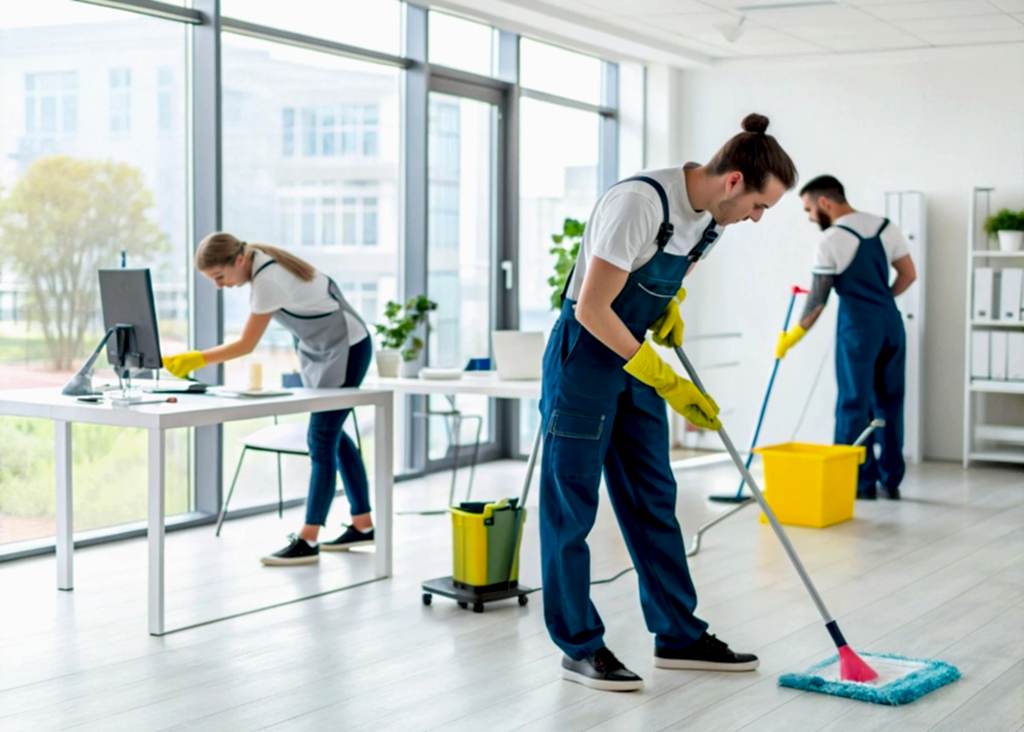 Ежедневная утренняя уборка в офисе