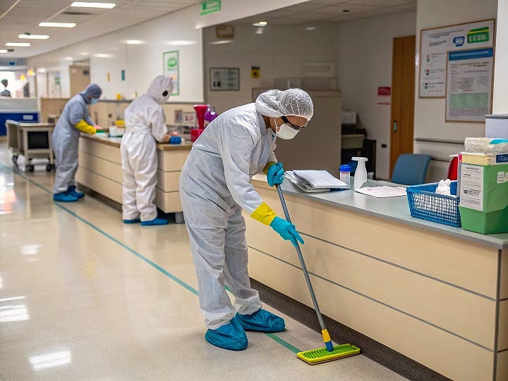 Уборка помещений медицинских учреждений