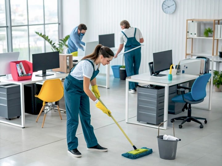 Генеральный клининг в небольшом офисе
