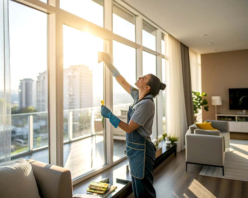 Мытье окон в 2-комнатной квартире