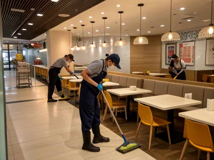 Комплексная уборка ресторана