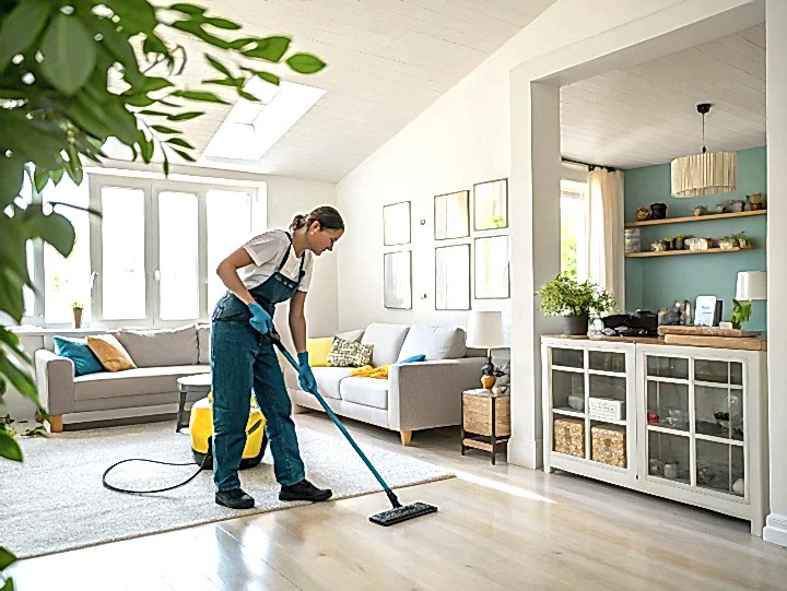 Генеральная уборка в таунхаусе