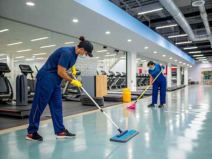 Ежедневная уборка фитнес-клубов
