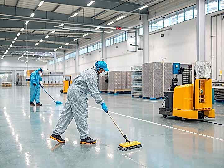 Уборка производственно-торговых помещений