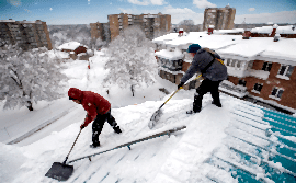 Очистка кровли