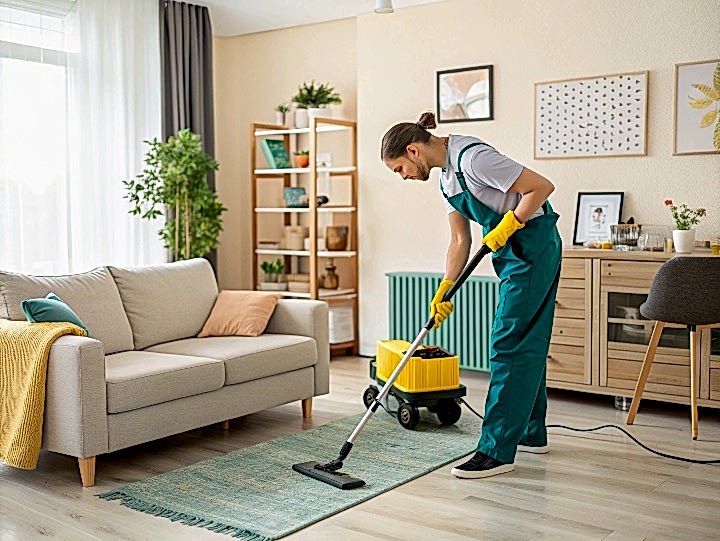 Поддерживающая одноразовая уборка двухэтажного дома