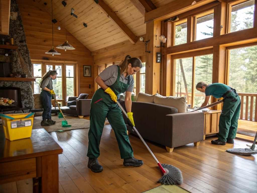 Регулярная уборка 2-этажного коттеджа