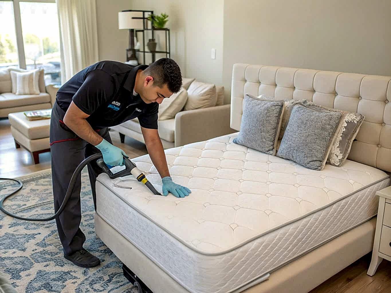 Химчистка матраса на дому